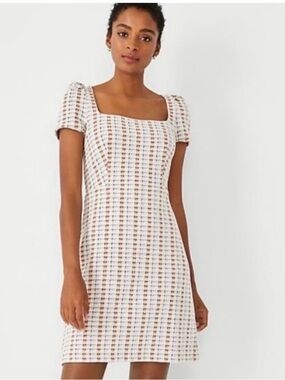 New!!  Ann Taylor plaid sheath dress size 4